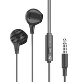 Ambrane Wired Earphones with Mic | 3.5Mm Audio Jack | 14Mm Driver for HD Sound & Deep Bass | Tangle-Free 1.2M Cable | in Ear Comfort Fit | Compatible with Mobiles, Tablets, Laptops, Pcs (EP-83 Green)